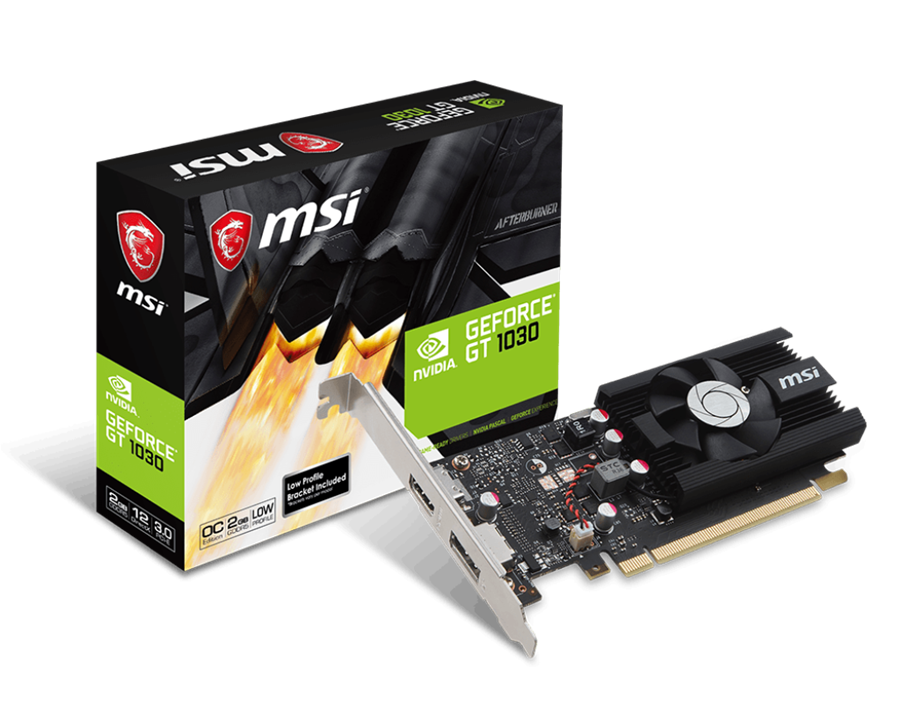 کارت گرافیک ام اس ای MSI GT 1030 LP OC 2GB